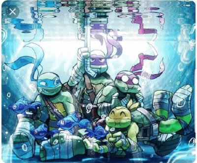 Underwater TMNT