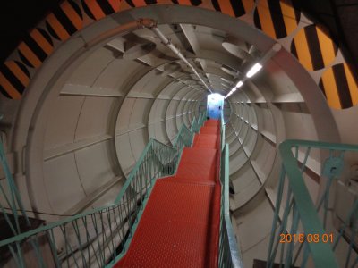 lnside the Atomium  -  Brussels