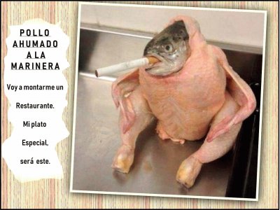 POLLO AHUMADO A LA MARINERA