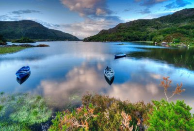 Lago del Parque Nacional de Killarney-Irlanda