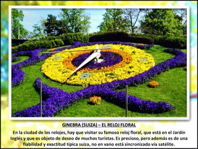 GINEBRA (SUIZA) â€“ EL RELOJ FLORAL