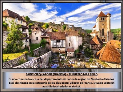 SAINT-CIRQ-LAPOPIE (FRANCIA) â€“ EL PUEBLO MAS BELLO