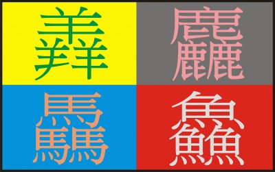 ä¸­æ–‡ä¸‰ç–Šå­—