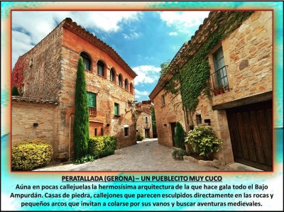 PERATALLADA (GERONA) â€“ UN PUEBLECITO MUY CUCO