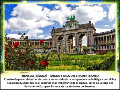 BRUSELAS (BÃ‰LGICA) â€“ PARQUE Y ARCO DEL CINCUENTENARIO