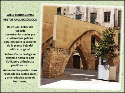 VALLS (TARRAGONA) - RESTOS ARQUEOLÃ“GICOS