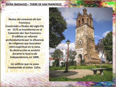 ZAFRA (BADAJOZ) â€“ TORRE DE SAN FRANCISCO