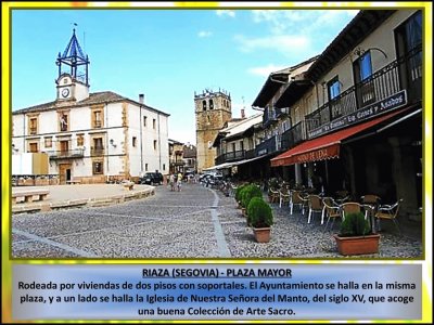 RIAZA (SEGOVIA) - PLAZA MAYOR