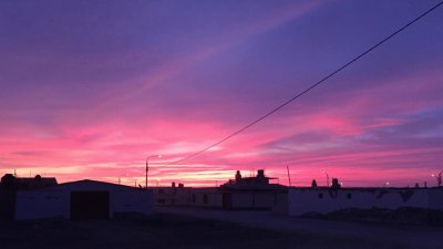 Vistas de puestas de sol.