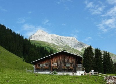 Choza de montaÃ±a.