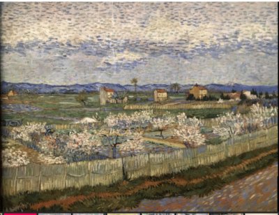 Van Gogh arbres en fleurs