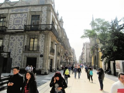 Calle peatonal Madero, Ciudad de MÃ©xico.