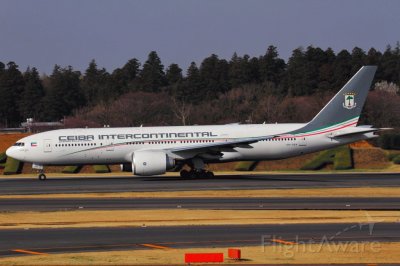 Ceiba Intercontinental Boeing 777-200LR/F Guinea E