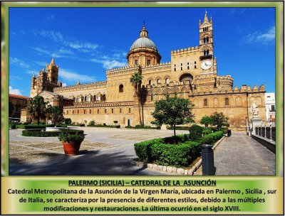 PALERMO (SICILIA) â€“ CATEDRAL DE LA  ASUNCIÃ“N