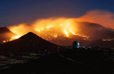 TX Wildfire threatens MacDonald Observatory