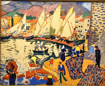 Derain Collioure bateaux au port