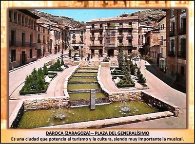 DAROCA (ZARAGOZA) â€“ PLAZA DEL GENERALÃSIMO