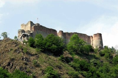 Romania Poienari citadel Vlad Dracul  's castle