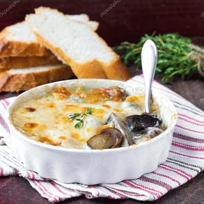 Mushroom Gratin