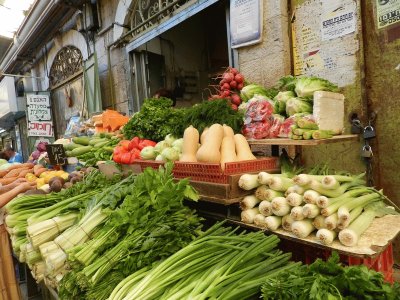 In the shuk