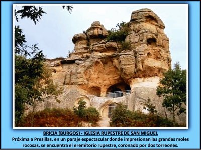 BRICIA (BURGOS) - IGLESIA RUPESTRE DE SAN MIGUEL