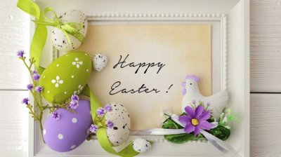 Cute Easter Frame-Craft Art