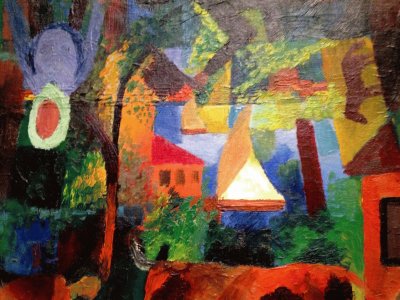 August Macke paysage 1914