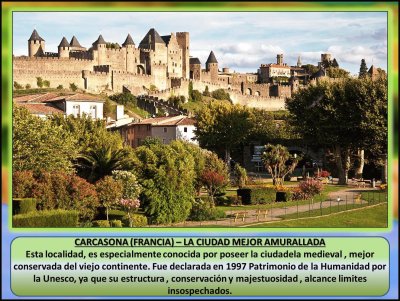 CARCASONA (FRANCIA) â€“ LA CIUDAD MEJOR AMURALLADA