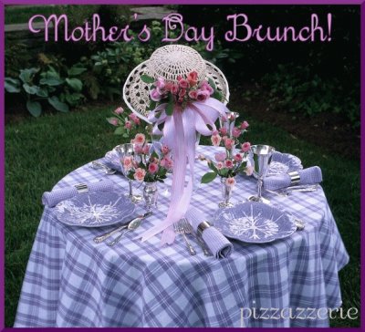 Pretty Mother 's Day Brunch Invitation