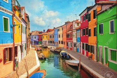 Burano en couleurs Italie