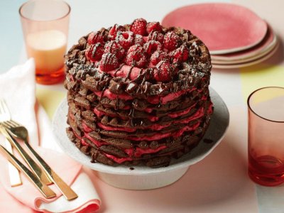 Choco Waffle Cake