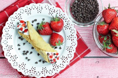 Strawberry Cannoli