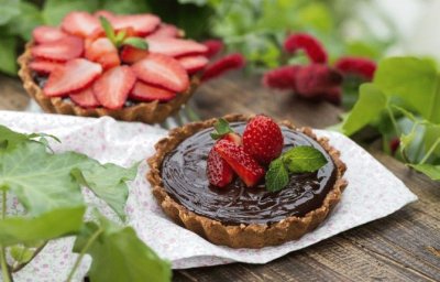 Strawberry e Choco Tart