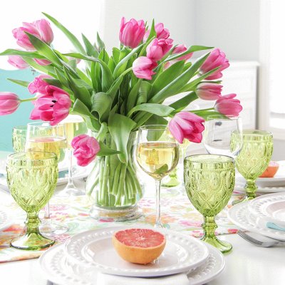 Charming Brunch Table Setting