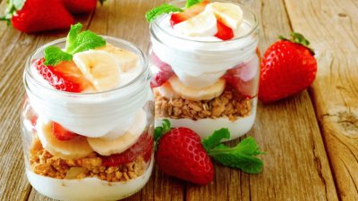 Strawberry   Banana Parfait