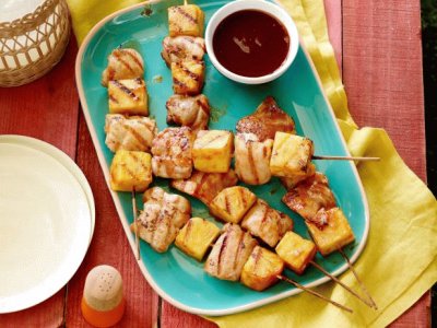 Chicken and Cheese Skewer