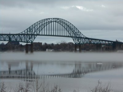 April fog over Miramichi River NB   L