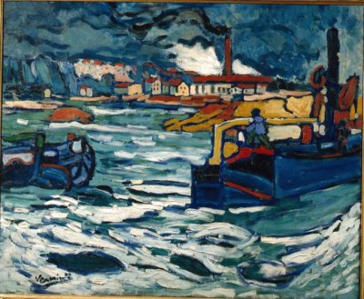 Vlaminck Seine agitÃ©e