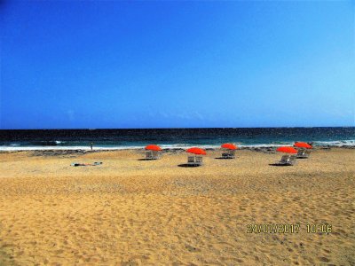 Playa en San Juan, Puerto Rico.