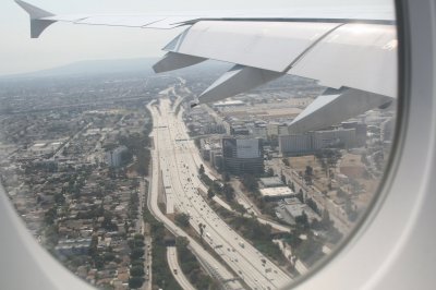 descending to L.A.  CA