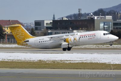 MalmÃ¶ Aviation Avro RJ-100 Avroliner Suecia