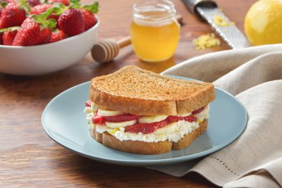 Strawberry   Banana Sandwich