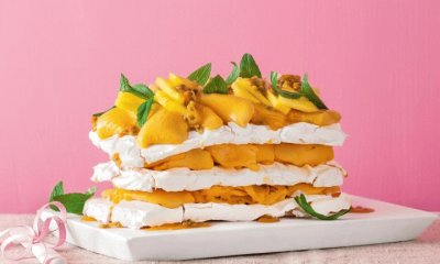 Mango Meringue Tart