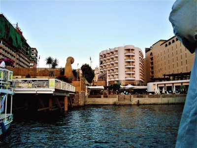 Embarcadero en Luxor, Egipto.