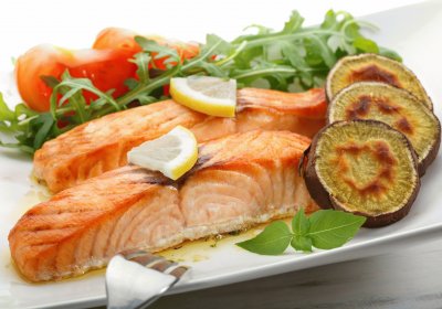 Salmon   Sweets Potato Grilled