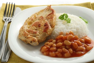 Rice and Beans   Chicken