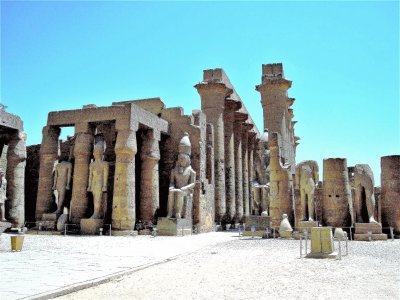 La antigua Tebas, Egipto.