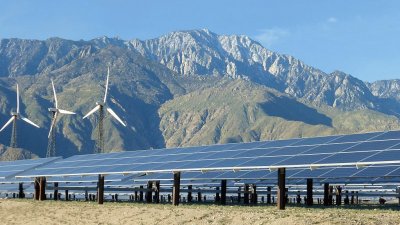 Solar panels and Windmills