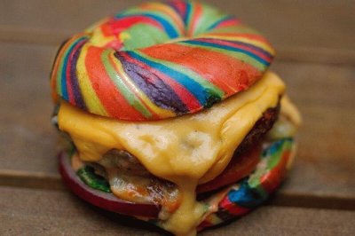 Rainbow Burger