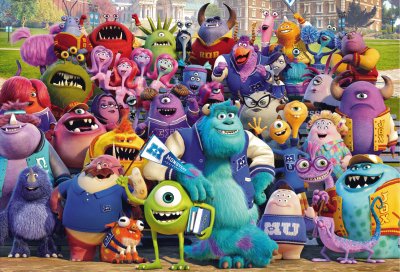 monsters university, disney pixar, cartoon